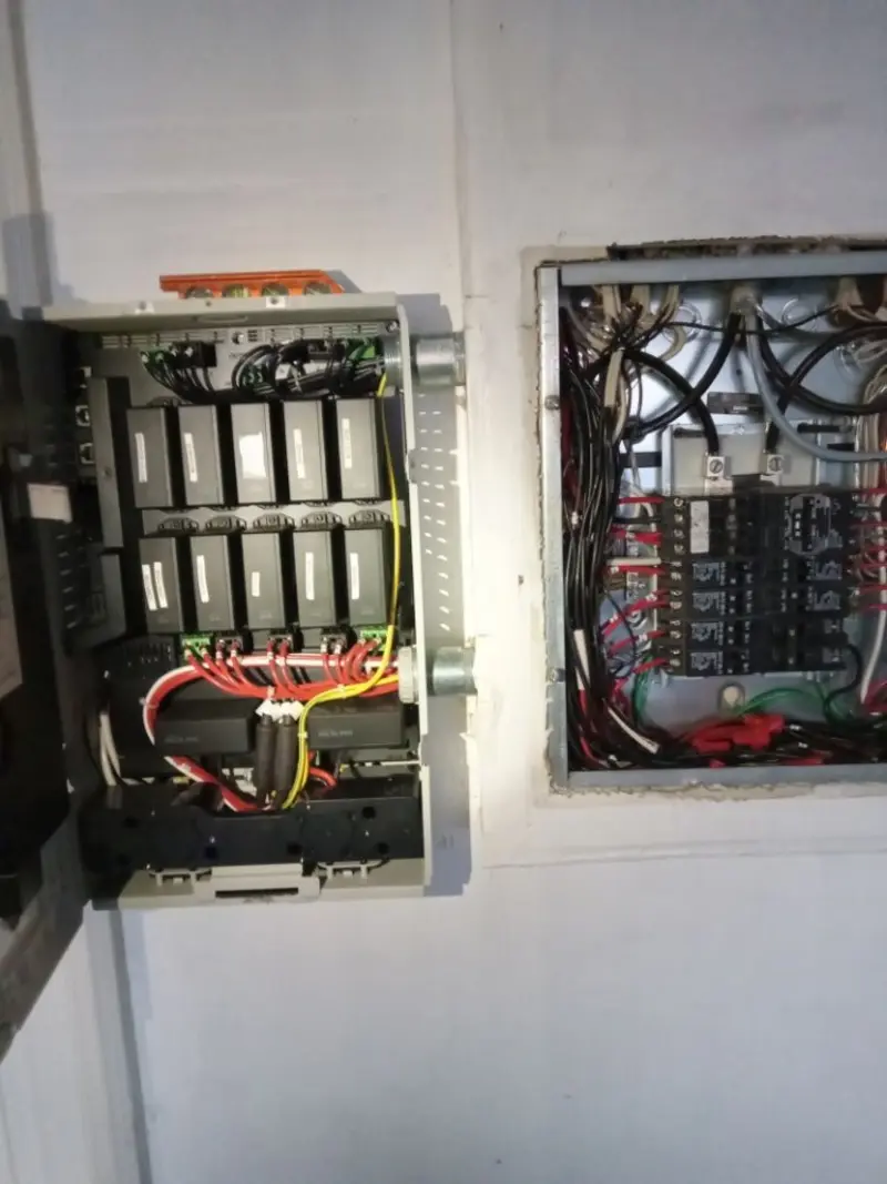 Electrical panel upgrade completed for Ring Doorbell Installation in Arab